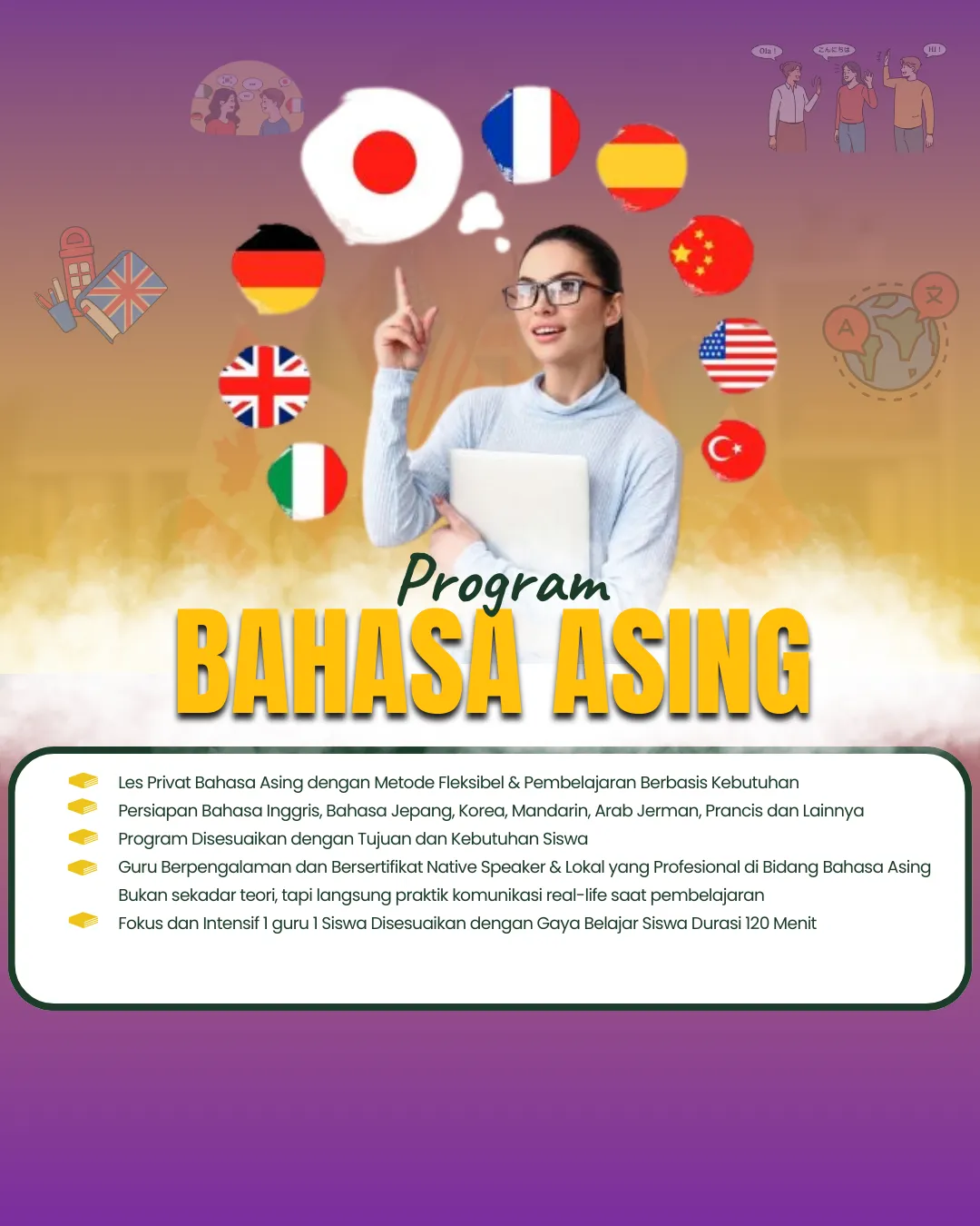 Foto Produk Bahasa Asing